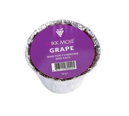 Віск твердий для брів та обличчя Grape NIKK MOLE
