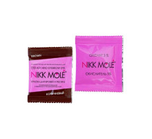 Краска в саше для бровей и ресниц Brown NIKK MOLE
