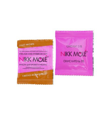 Краска в саше для бровей и ресниц Light Brown NIKK MOLE