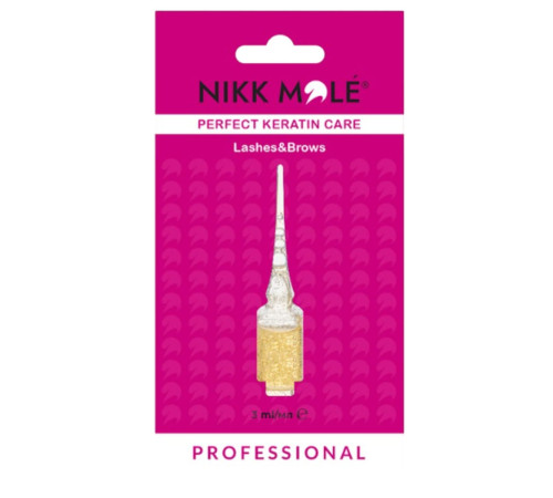 Догляд за бровами Lashes & brows keratin care STEP №3 ампула NIKK MOLE