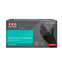 Перчатки нитриловые PRO Service черные